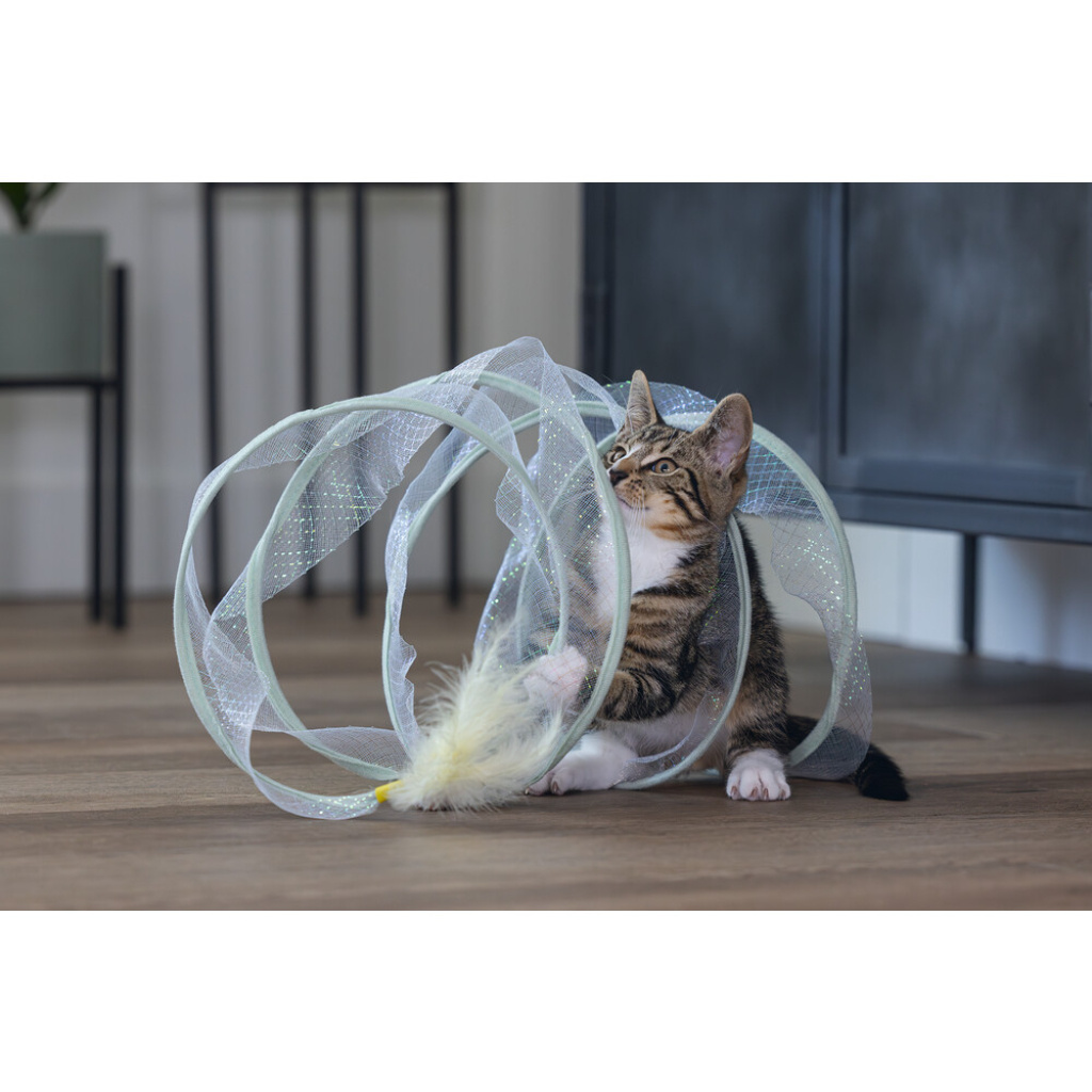 Beeztees Gabi Spiral Yavru Kedi Tüneli 60x25x25cm