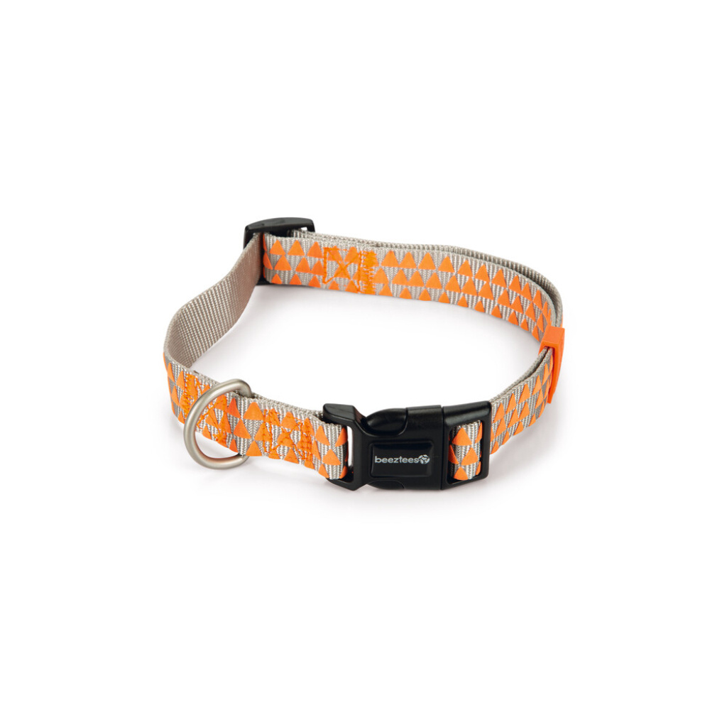 Beeztees Triangle Köpek Boyun Tasması 48-70cm (Turuncu)