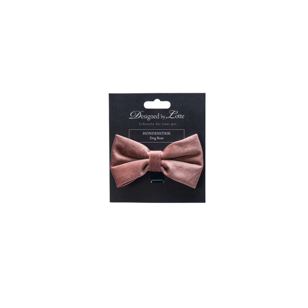 Beeztees Dbl Kadife Köpek Papyonu 12cm (Pembe)