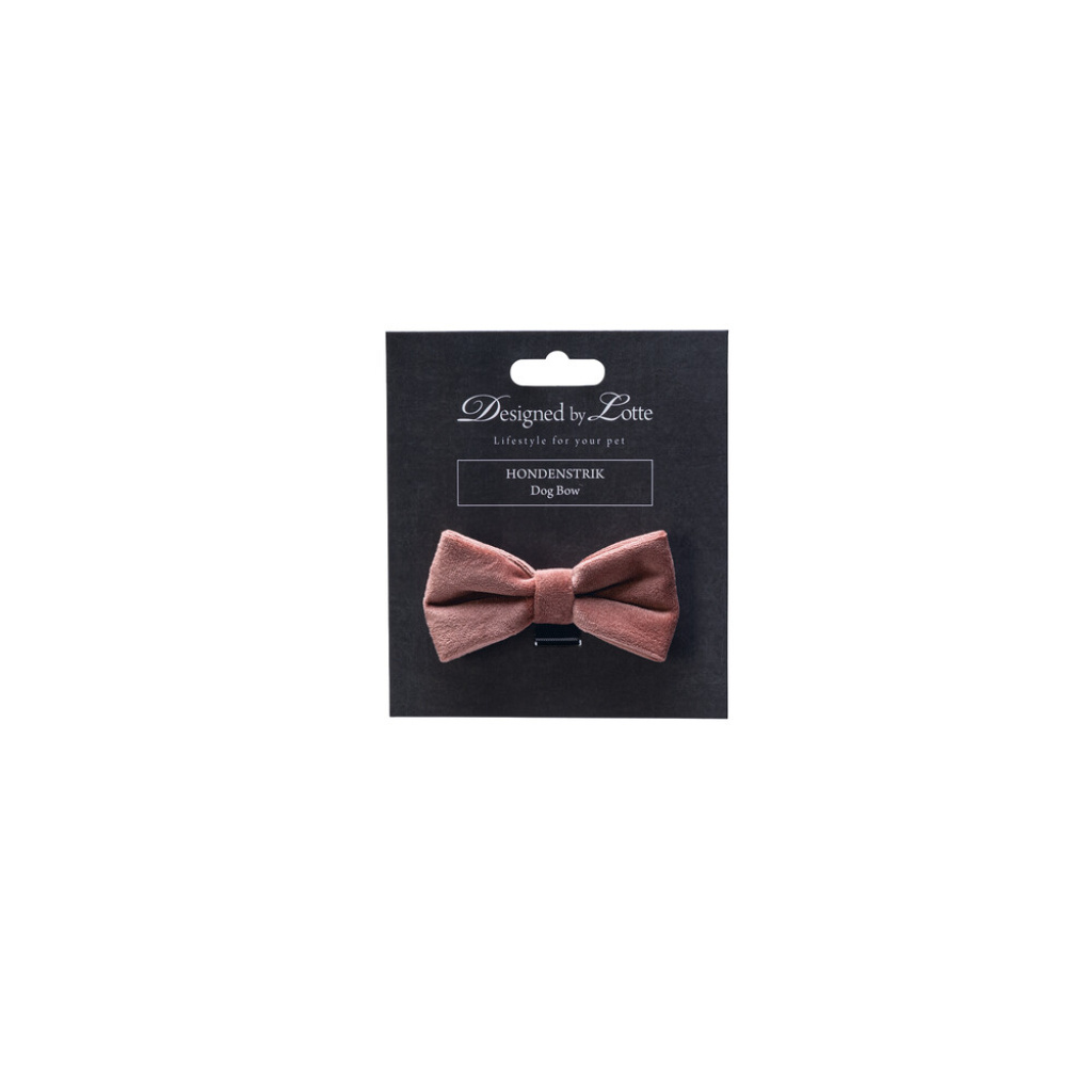 Beeztees Dbl Kadife Köpek Papyonu 9cm (Pembe)