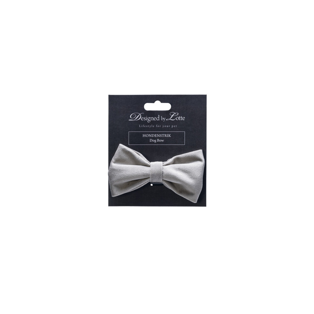 Beeztees Dbl Kadife Köpek Papyonu 12cm (Gri)