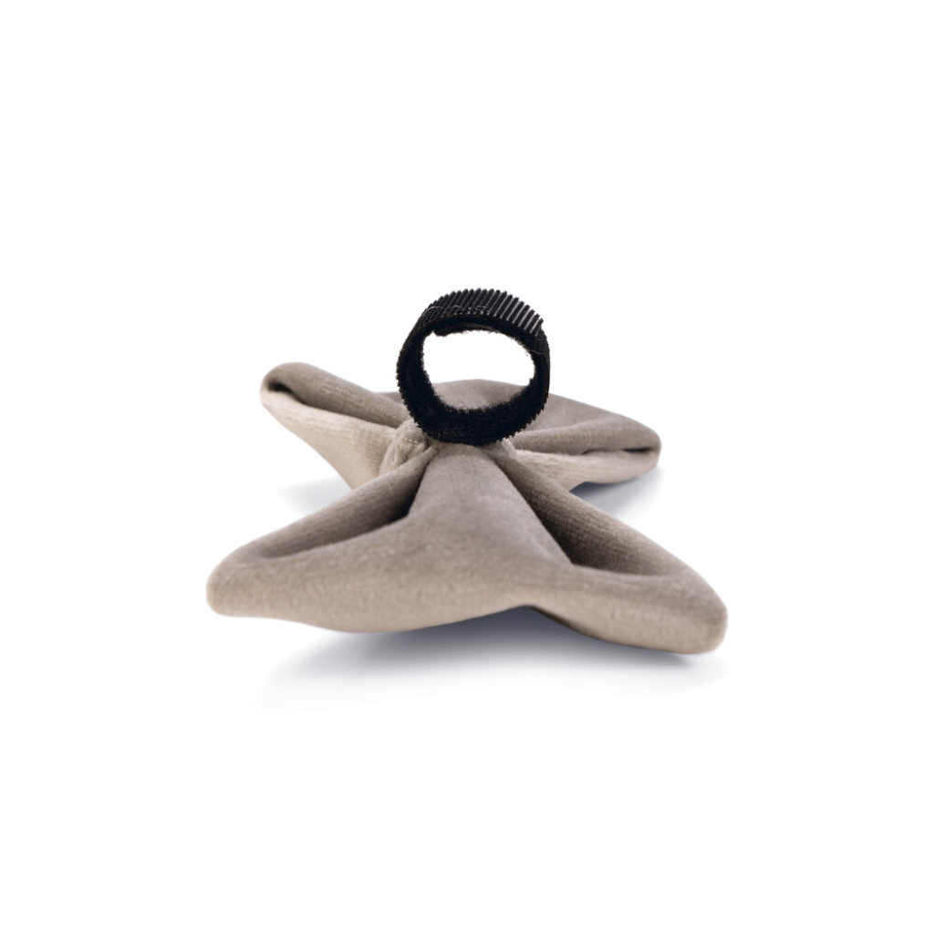 Beeztees Dbl Kadife Köpek Papyonu 9cm (Gri)