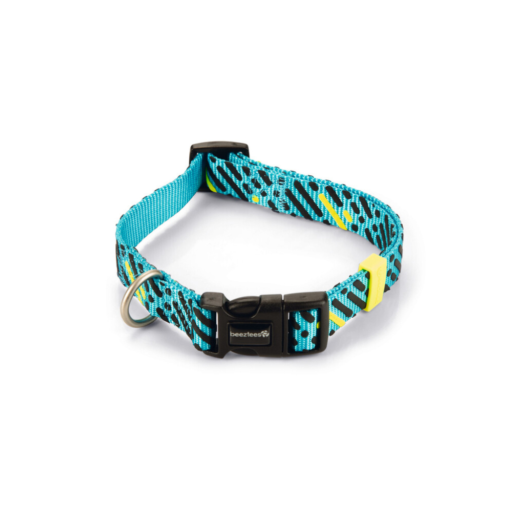 Beeztees Memphis Köpek Boyun Tasması 35-50cm (Turkuaz)