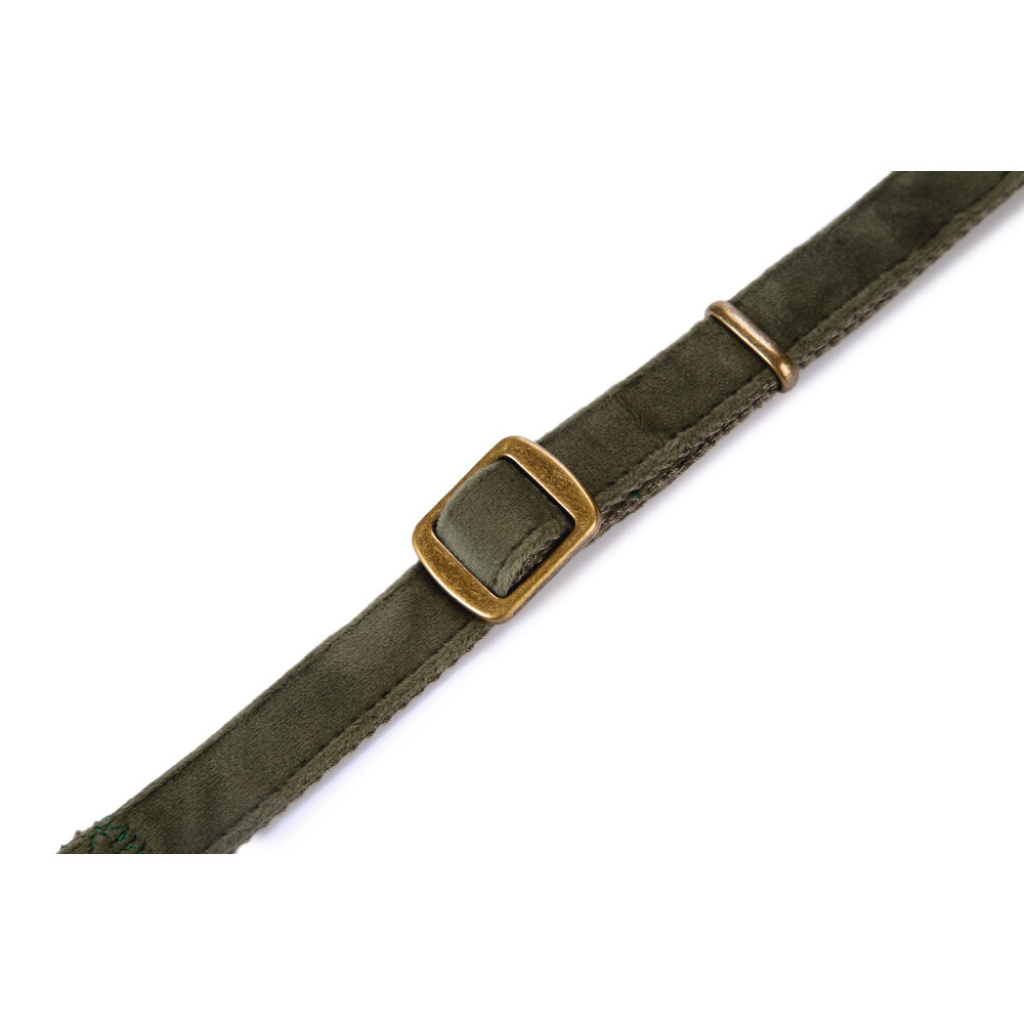 Beeztees Dbl Velura Kadife Köpek Boyun Tasması 35-50cm (Haki)