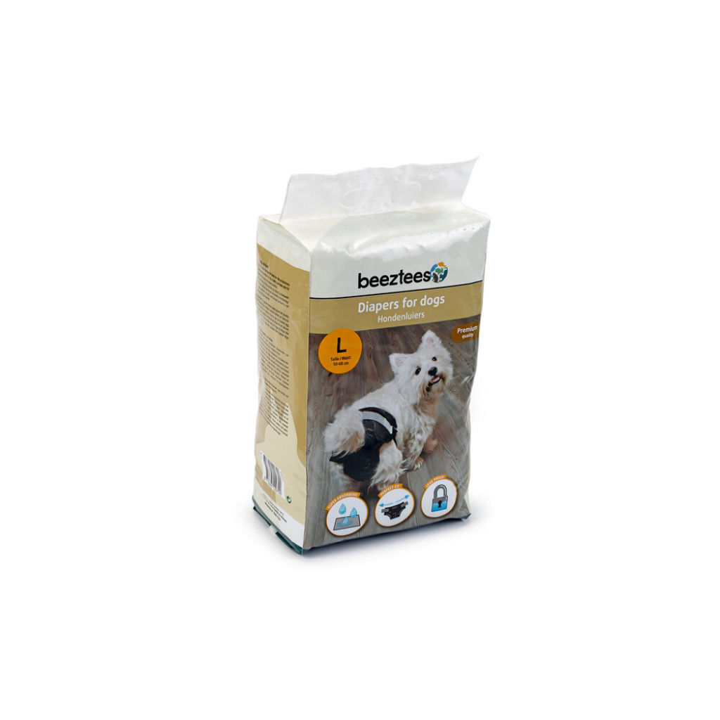 Beeztees Kullan-At Köpek Alt Bezi 10 Adet (Siyah) [L]