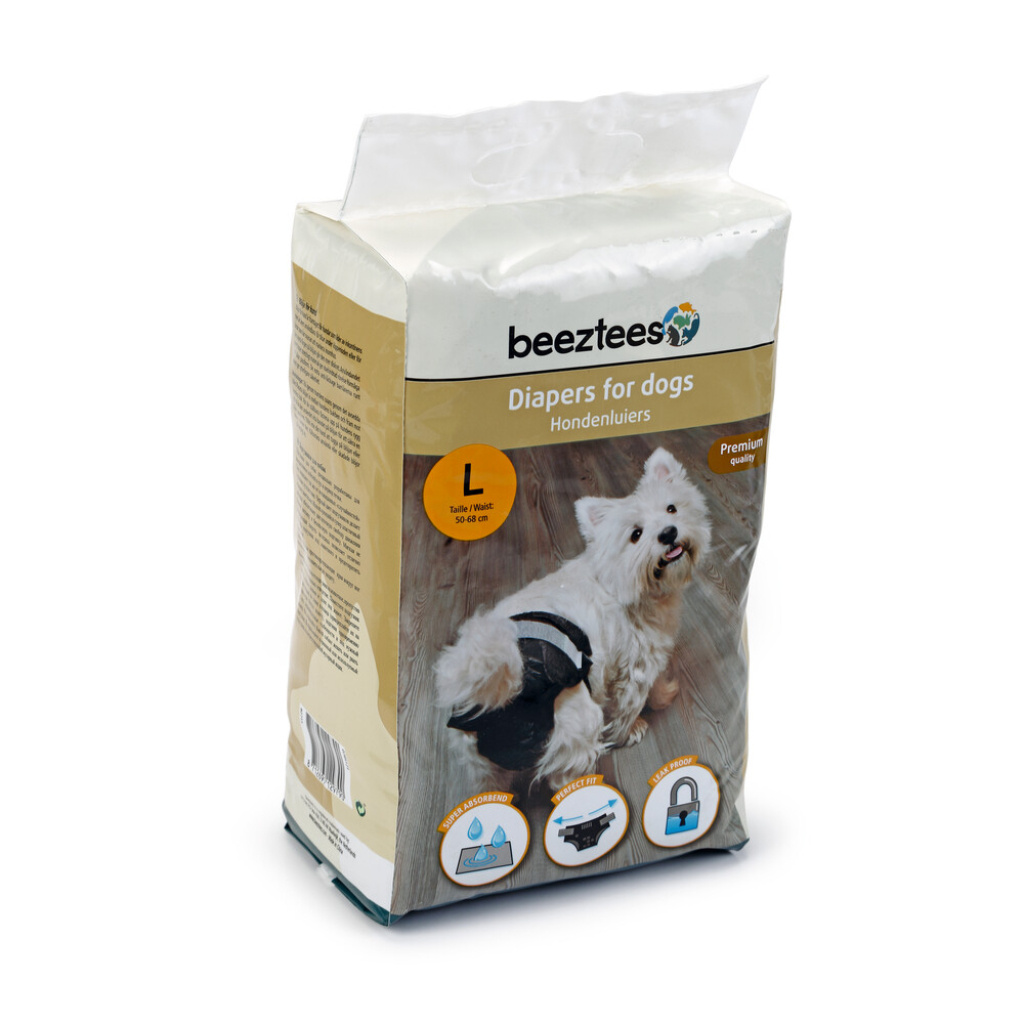 Beeztees Kullan-At Köpek Alt Bezi 10 Adet (Siyah) [L]