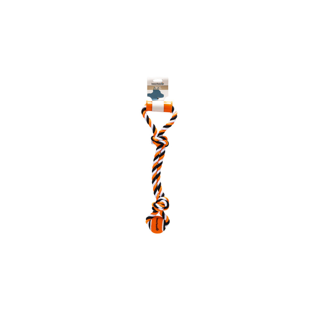 Beeztees Flostouw Tenis Topu Uçlu Diş İpi Köpek Oyuncağı 50x13,5x6,3cm