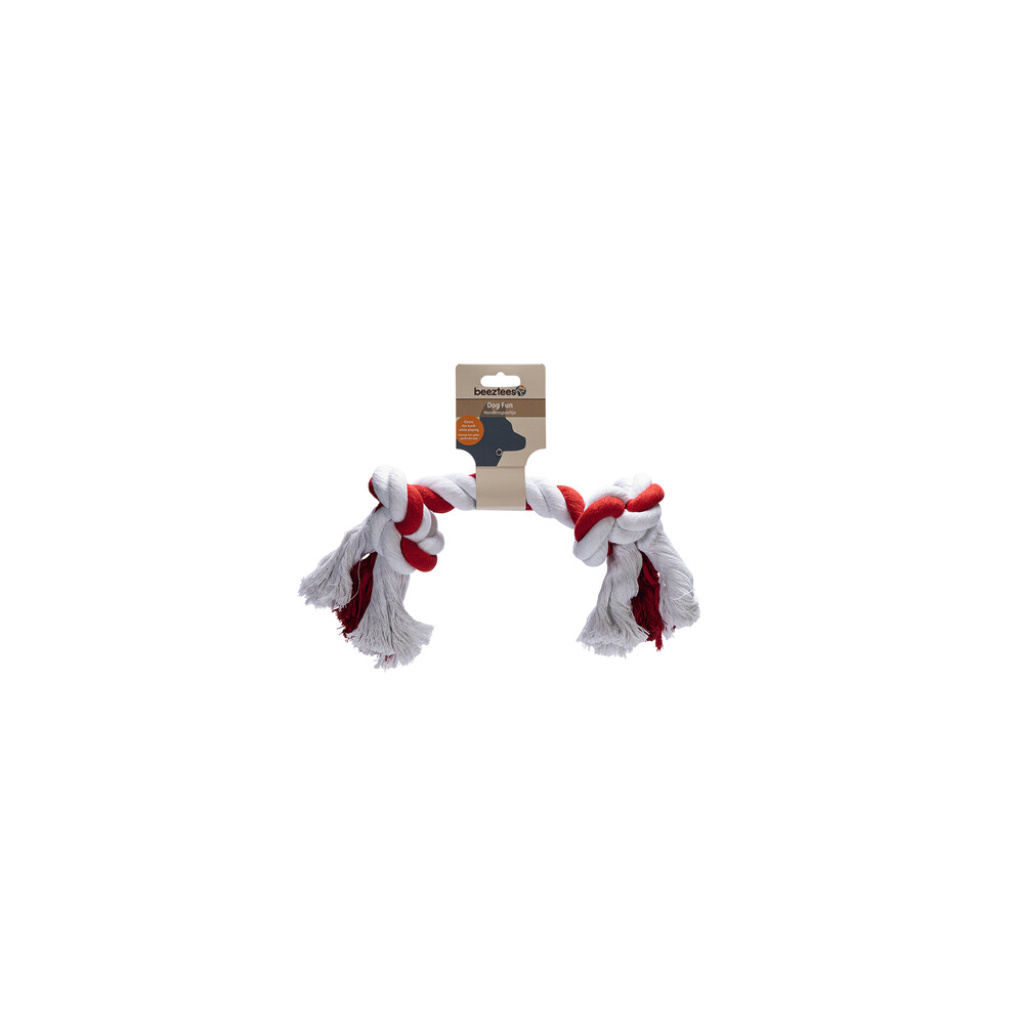 Beeztees Flos Pamuk Çift Düğümlü Diş İpi Köpek Oyuncağı 62x11x11cm