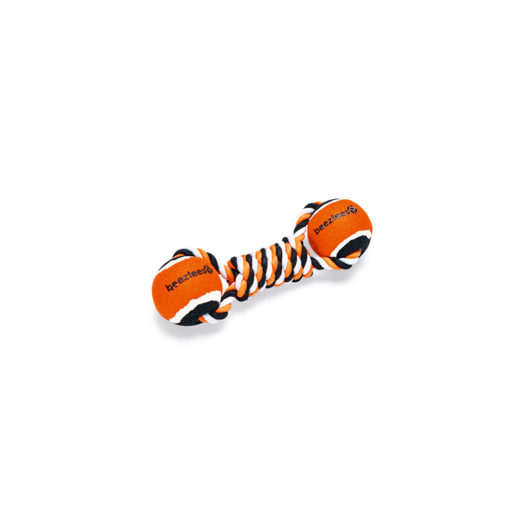 Beeztees İki Tenis Toplu Diş İpi Köpek Oyuncağı 22x7x6,3cm