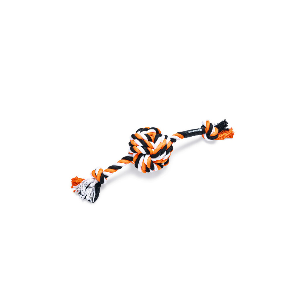 Beeztees Bari Diş İpinden Top ve Diş İpi Köpek Oyuncağı 27x7x7cm