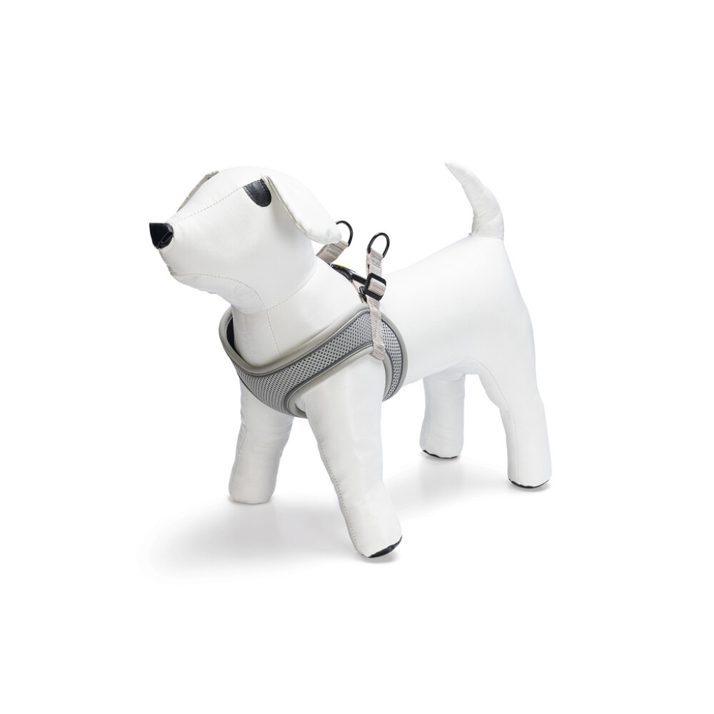 Beeztees Parinca Neopren Köpek Göğüs Tasması 38-44cm (Gri)