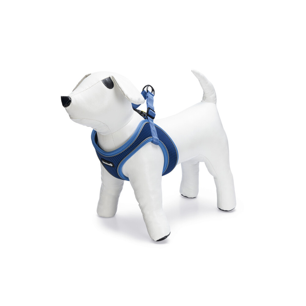 Beeztees Parinca Neopren Köpek Göğüs Tasması 30-35cm (Mavi)