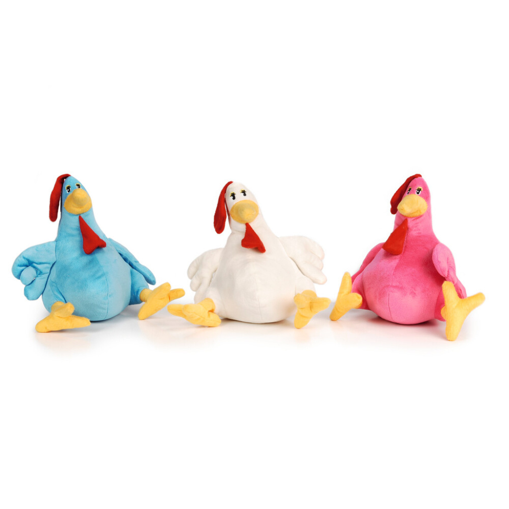 Beeztees Sesli Peluş Tavuk Köpek Oyuncağı 30x28x29cm