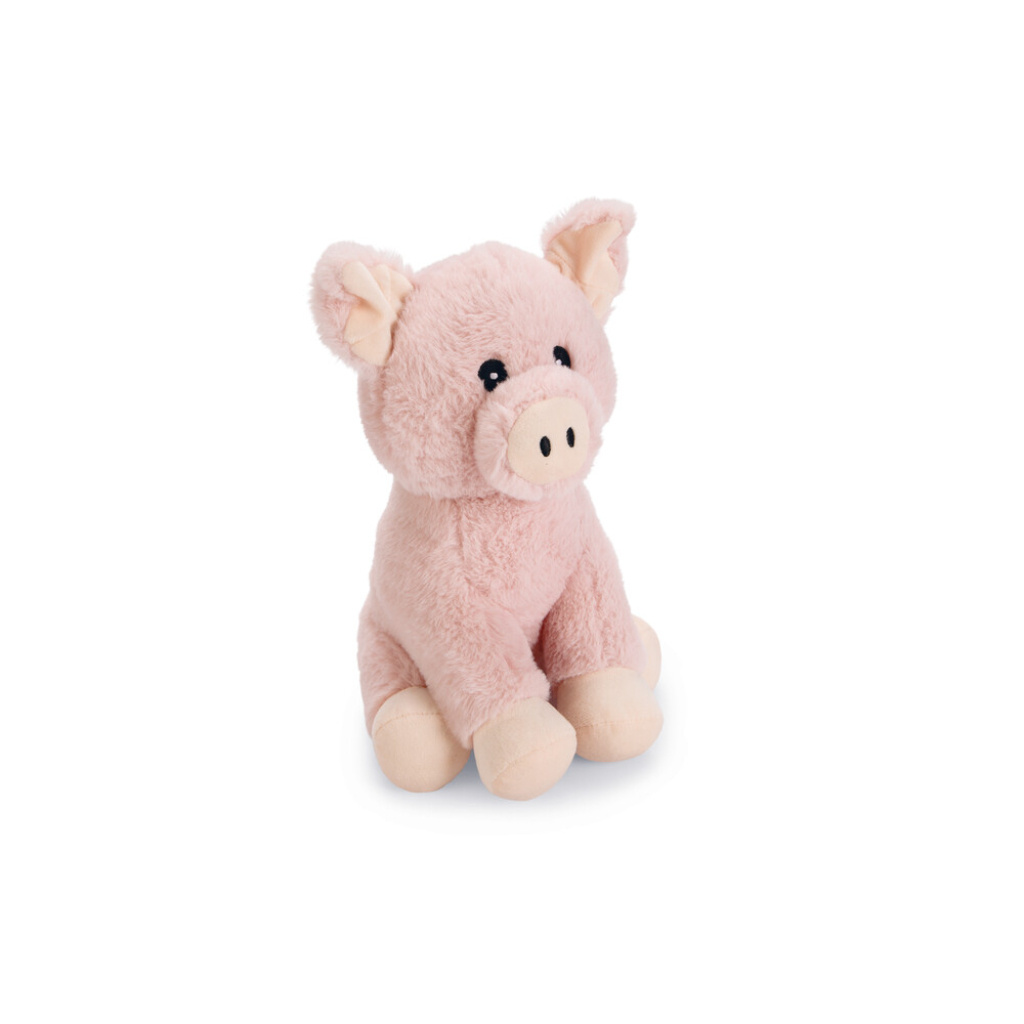 Beeztees Gino Peluş Domuz Köpek Oyuncağı 25x19x18cm (Pembe)