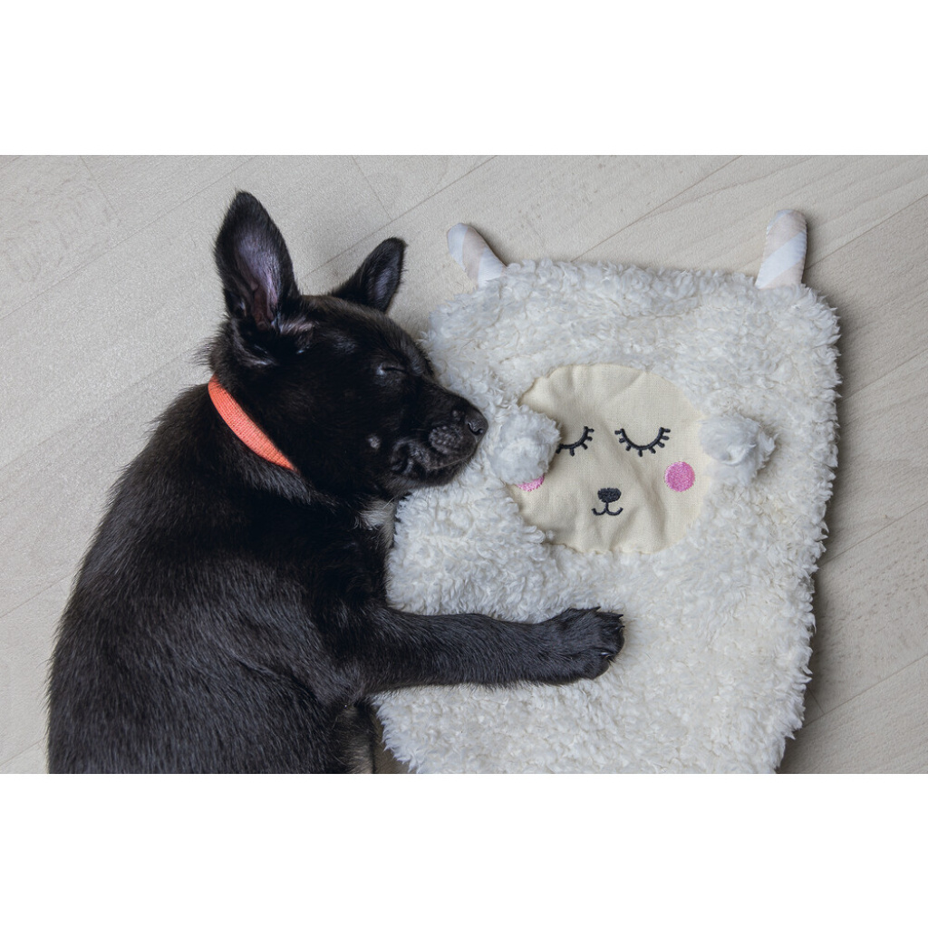 Beeztees Puppy Peluş Yavru Köpek Oyuncağı 40x22x5cm (Beyaz)