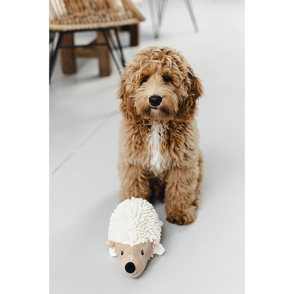Beeztees Ittie Peluş Kirpi Köpek Oyuncağı 26x14x15cm (Beyaz)