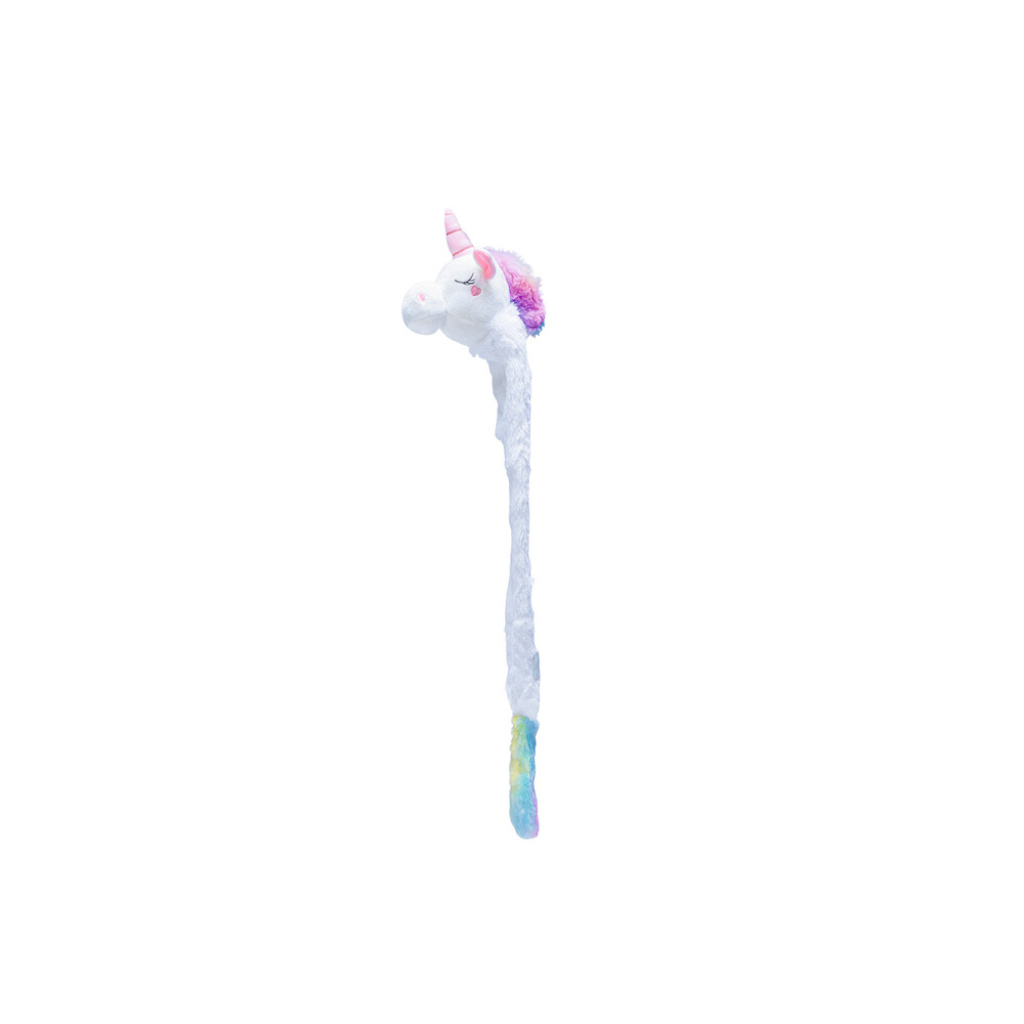 Beeztees Peluş Unicorn Yavru Köpek Oyuncağı 74x14x15cm (Beyaz)