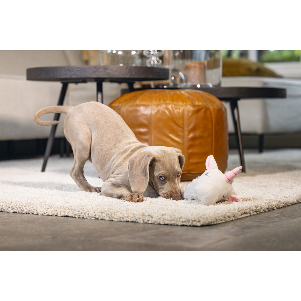 Beeztees Peluş Unicorn Yavru Köpek Oyuncağı 74x14x15cm (Beyaz)