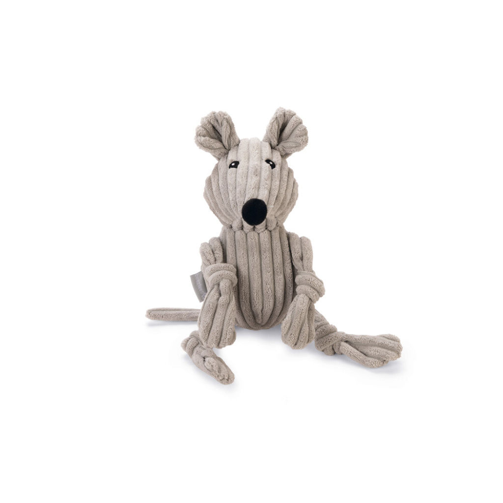Beeztees Mousy Kadife Fare Köpek Oyuncağı 30x11x11,5cm (Gri)