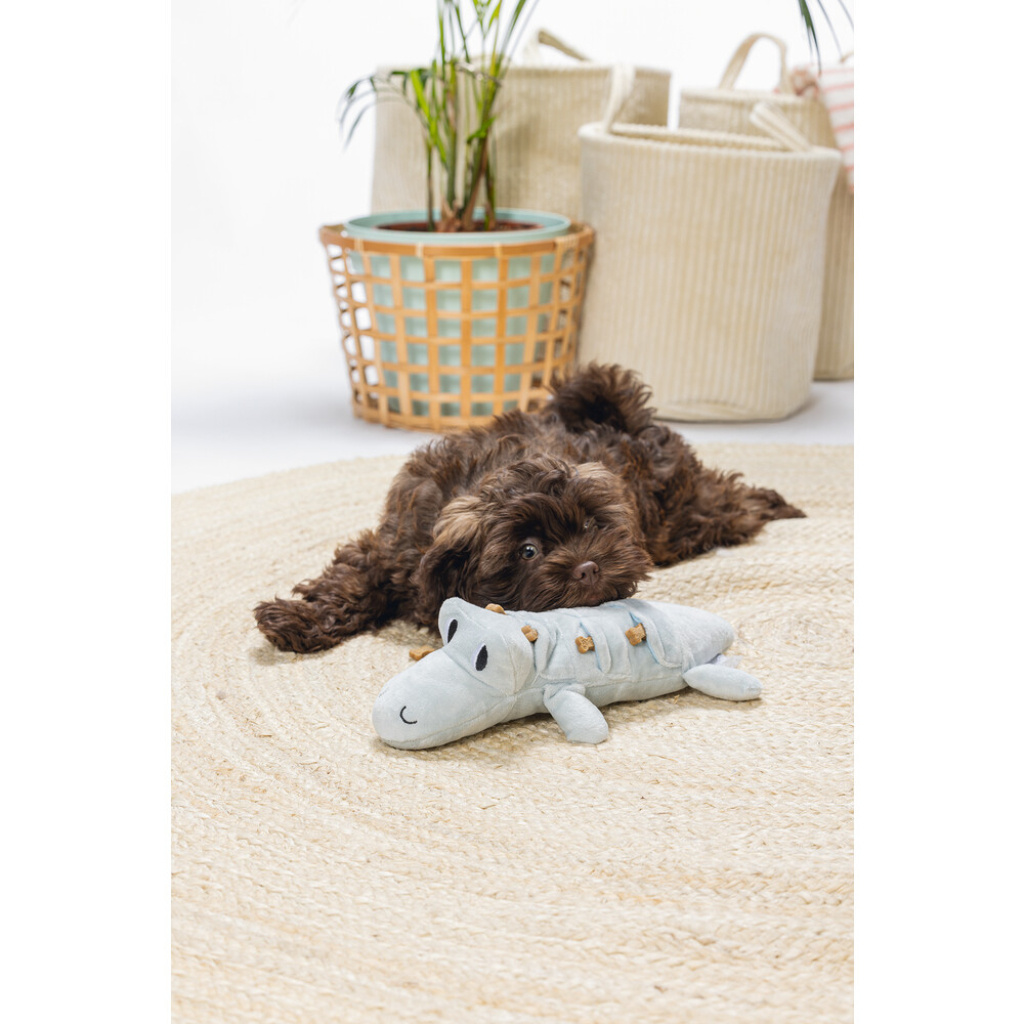 Beeztees Peluş Krokodil Yavru Köpek Oyuncağı 32x18x8cm (Yeşil)