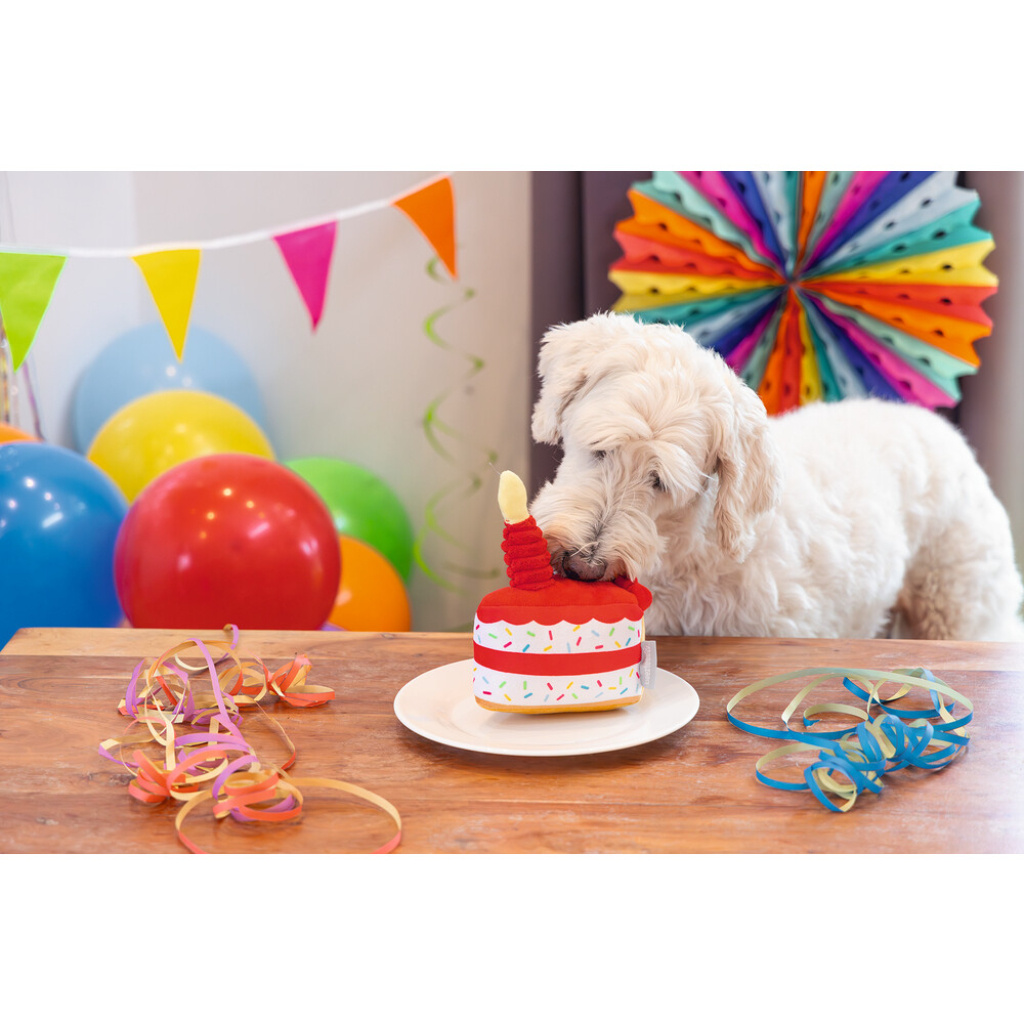 Beeztees Peluş Pasta Dilimi Köpek Oyuncağı 19x14x11cm
