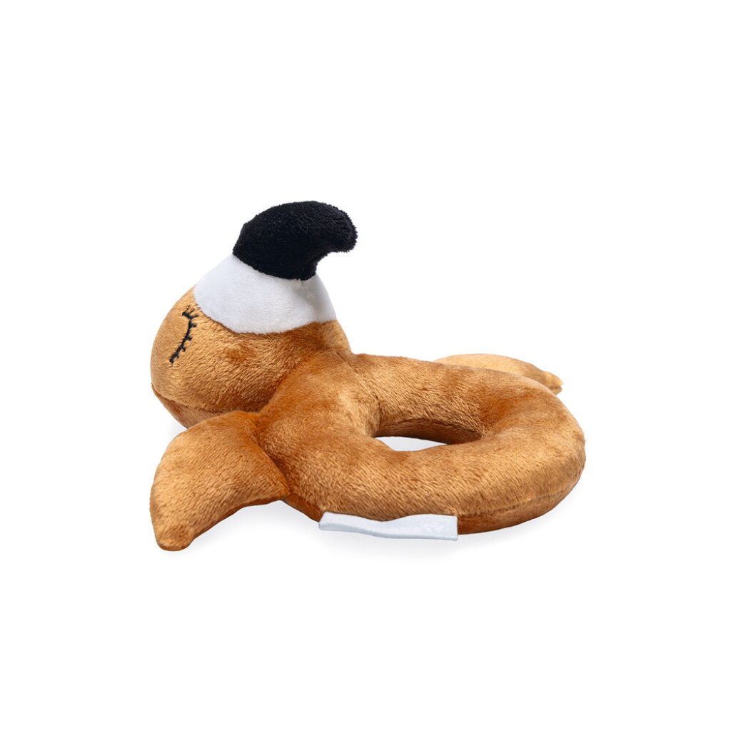 Beeztees Peluş Papağan Köpek Oyuncağı 16x18x8,5cm (Kahverengi)