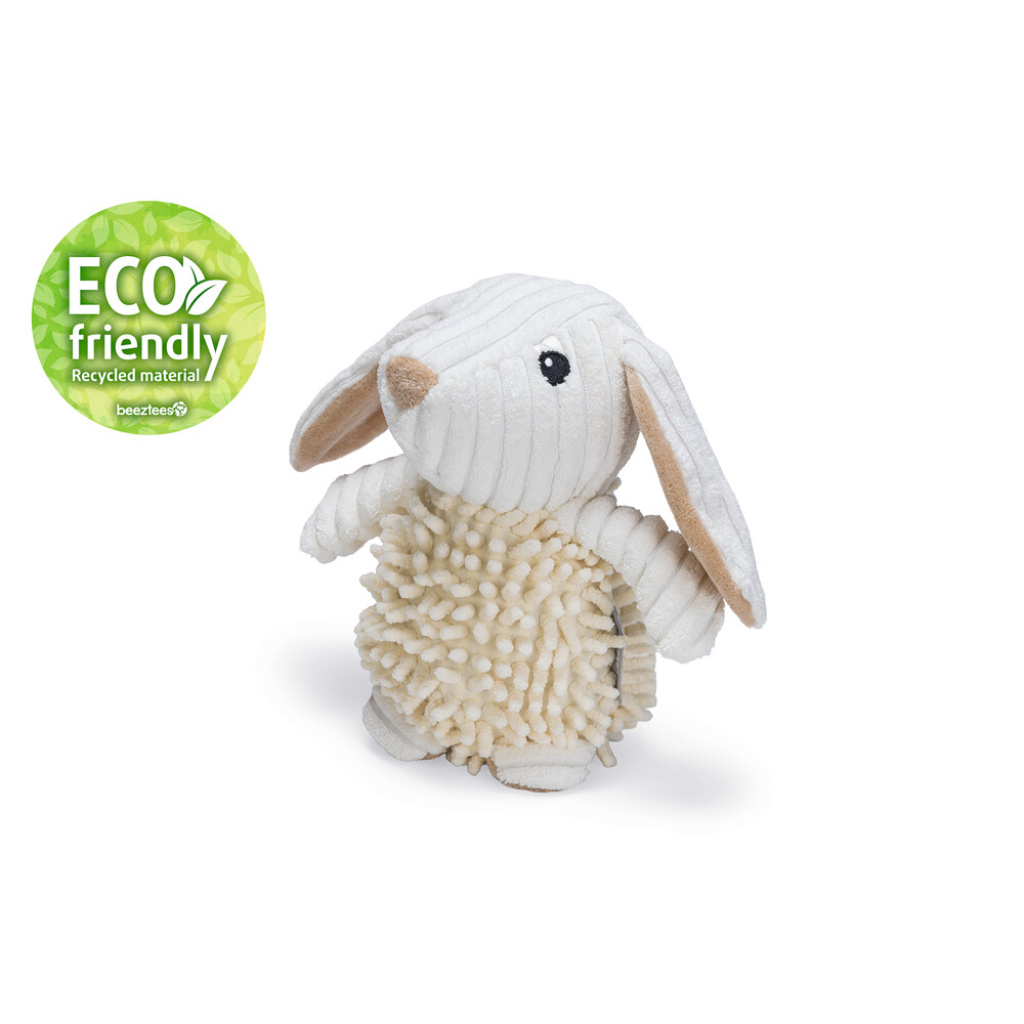 Beeztees Jenno Peluş Tavşan Köpek Oyuncağı 24x14x12cm (Beyaz)