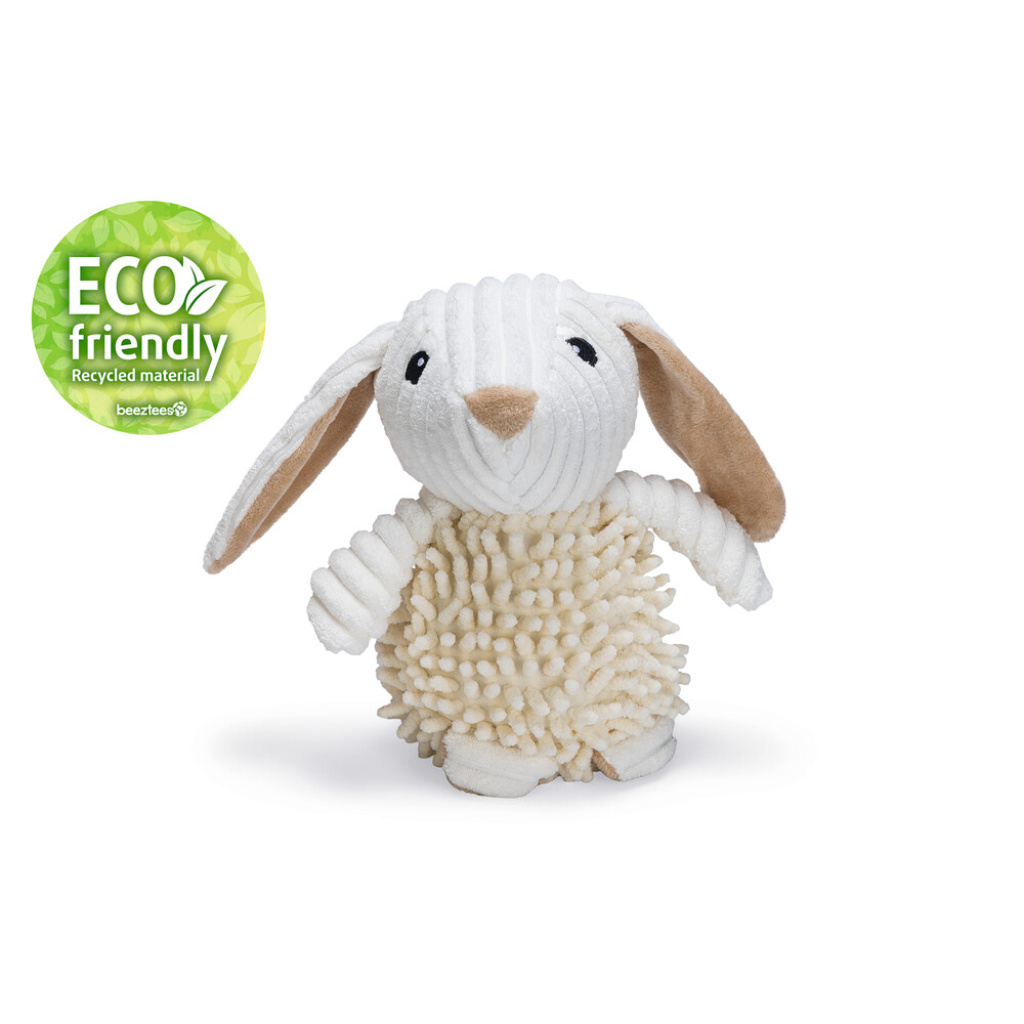 Beeztees Jenno Peluş Tavşan Köpek Oyuncağı 24x14x12cm (Beyaz)
