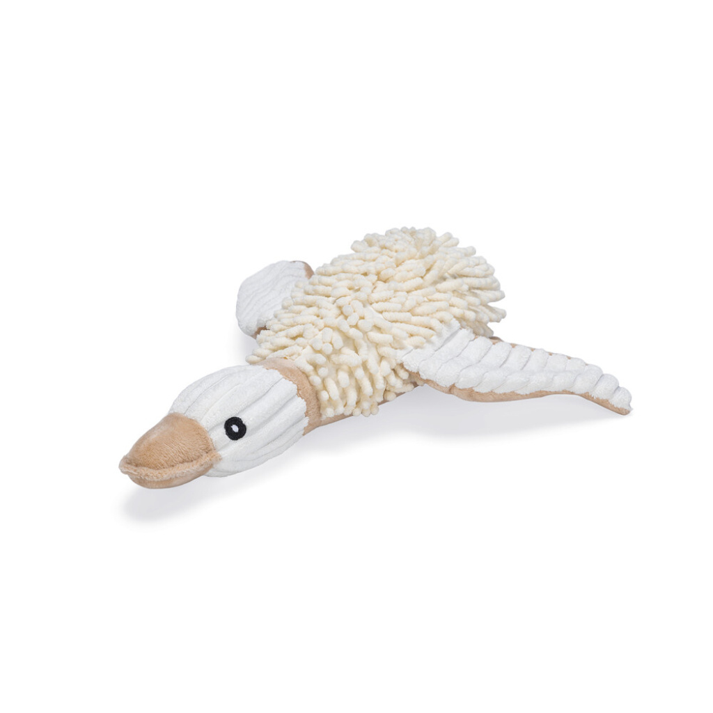 Beeztees Jago Peluş Ördek Köpek Oyuncağı 33x33x9cm (Beyaz)