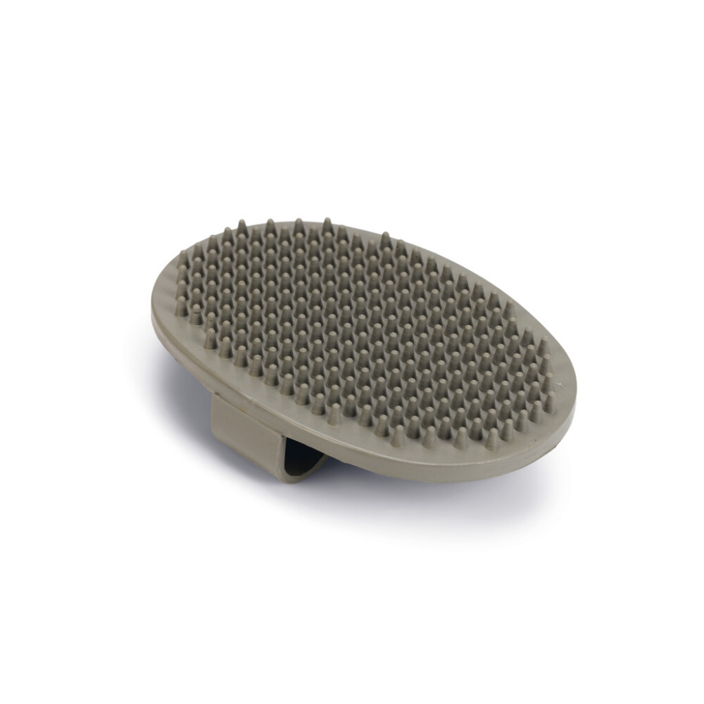 Beeztees Kauçuk Köpek Masaj Fırçası 13x9x2cm (Gri)