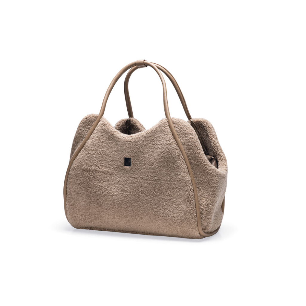 Beeztees Dbl Tebby Yıkanabilir Köpek Taşıma Çantası 43x15x35cm (Bej)
