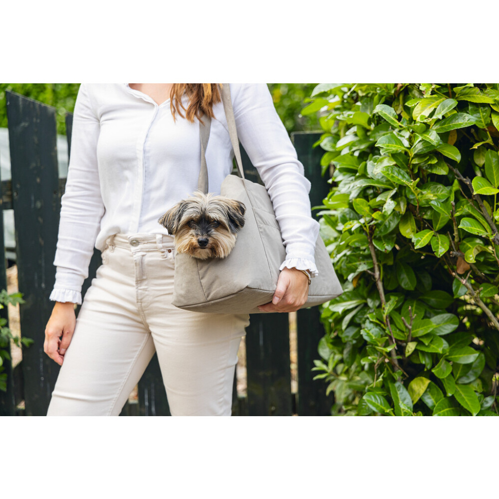 Beeztees Dbl Bundu Yıkanabilir Köpek Taşıma Çantası 40x20x28cm (Bej)
