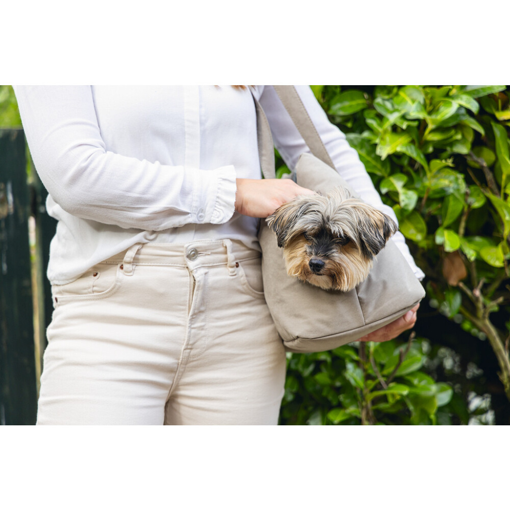 Beeztees Dbl Bundu Yıkanabilir Köpek Taşıma Çantası 40x20x28cm (Bej)