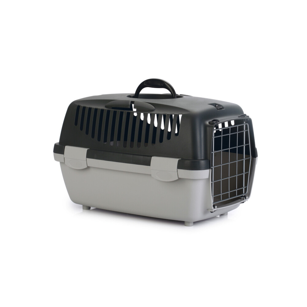 Beeztees Köpek ve Kedi Taşıma Kabı 48x32x31cm (Gri)