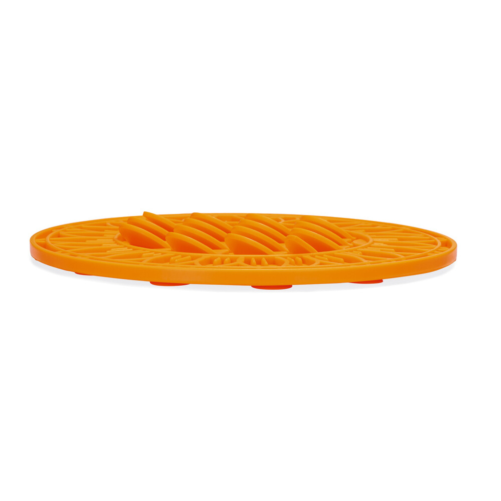 Beeztees Lick Silikon Yavru Köpek Mama Yeme Oyuncağı 30cm (Turuncu)