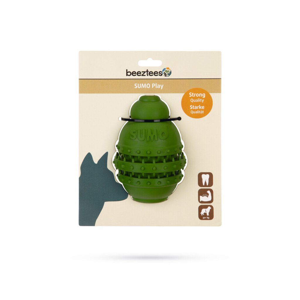 Beeztees Dayanıklı Sumo Dental Köpek Oyuncağı 9x9x12cm (Yeşil)  [L]