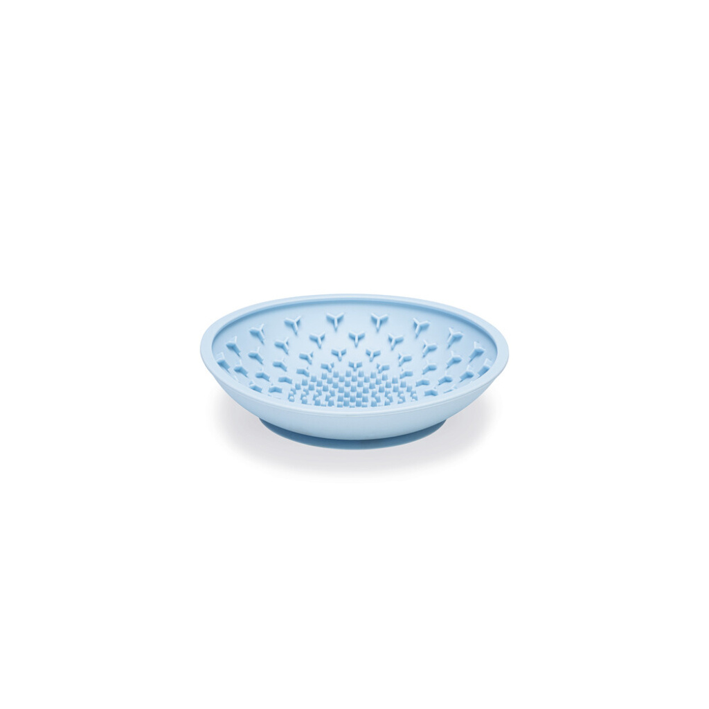 Beeztees Lick Silikon Yavru Köpek Mama Yeme Oyuncağı 19cm (Mavi)