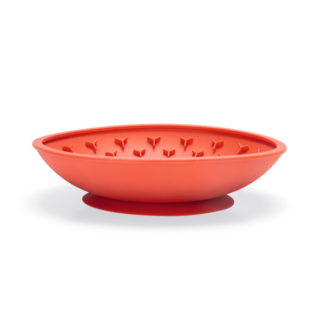 Beeztees Lick Silikon Yavru Köpek Mama Yeme Oyuncağı 19cm (Kırmızı)