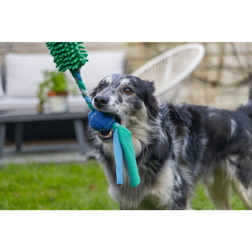 Beeztees Peluş Tenis Toplu Tut-Getir Köpek Oyuncağı 90x10x6cm
