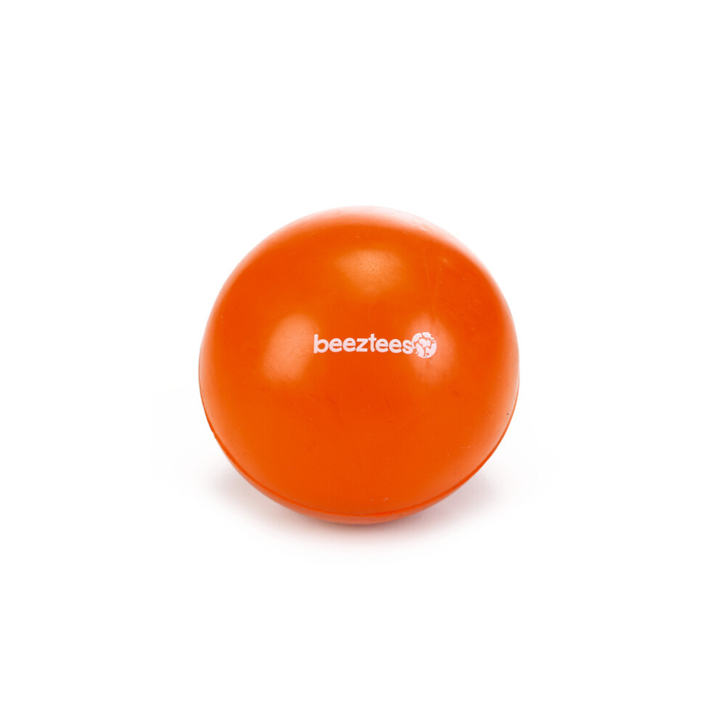 Beeztees Rubber Ball Kauçuk Dolu Top Köpek Oyuncağı 9cm (Turuncu)
