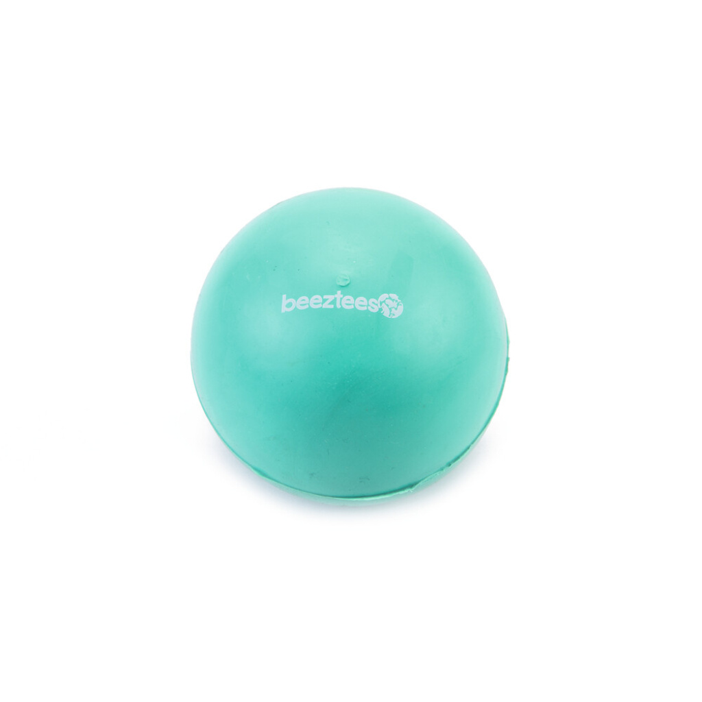 Beeztees Rubber Ball Kauçuk Dolu Top Köpek Oyuncağı 9cm (Turkuaz)