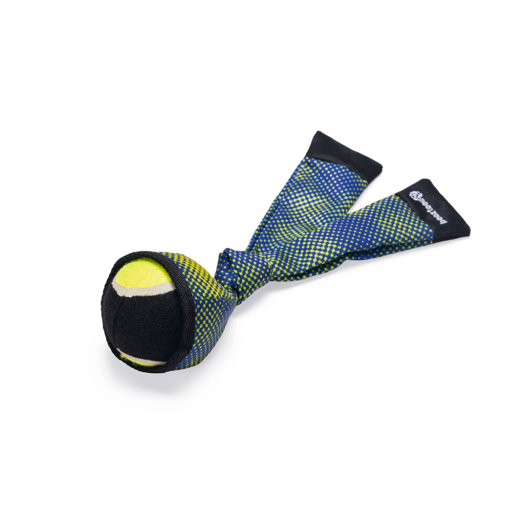 Beeztees Fırlatmalı Yüzen Tenis Topu Köpek Oyuncağı 29x8x8cm (Mavi)