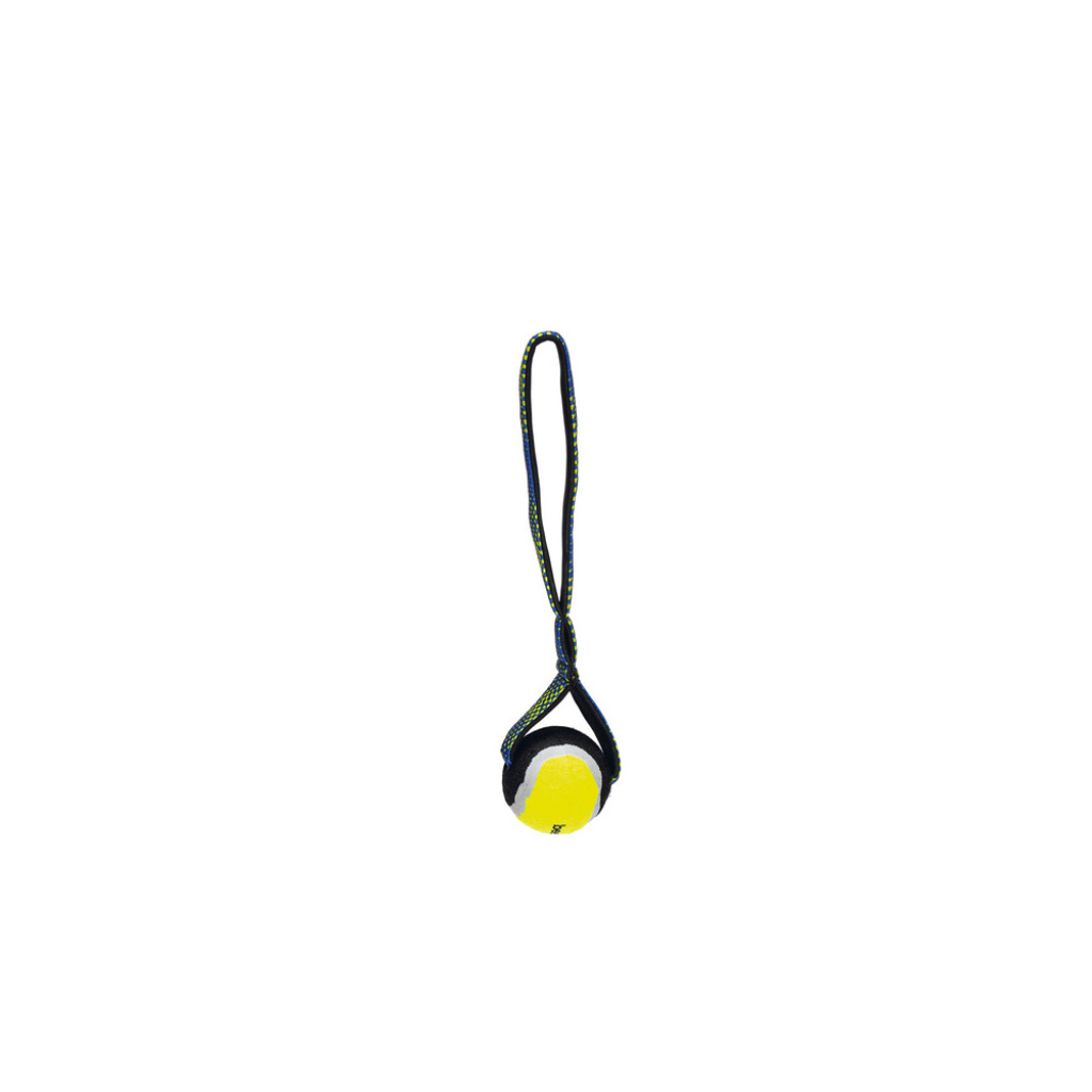 Beeztees Tutamaçlı Tenis Topu Yüzen Köpek Oyuncağı 25,5x6,3x6,3cm (Sarı)