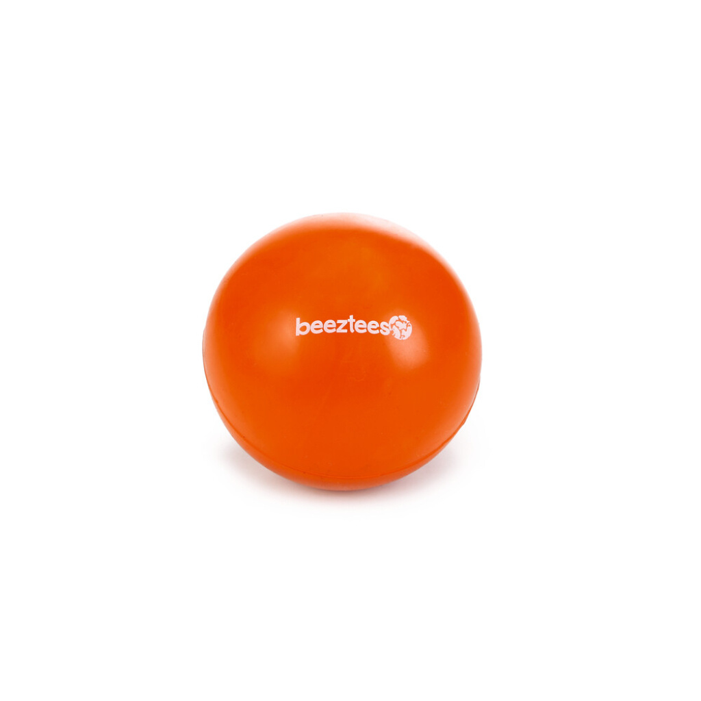 Beeztees Rubber Ball Kauçuk Dolu Top Köpek Oyuncağı 7,5cm (Turuncu)