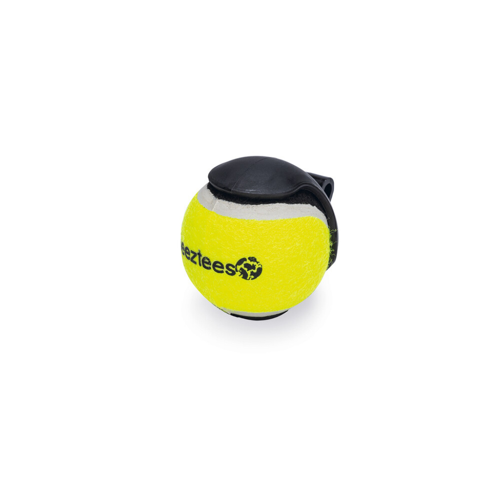 Beeztees Fetch Tutma Aparatlı Tenis Topu Köpek Oyuncağı 8x6,5x6,5cm (Sarı)