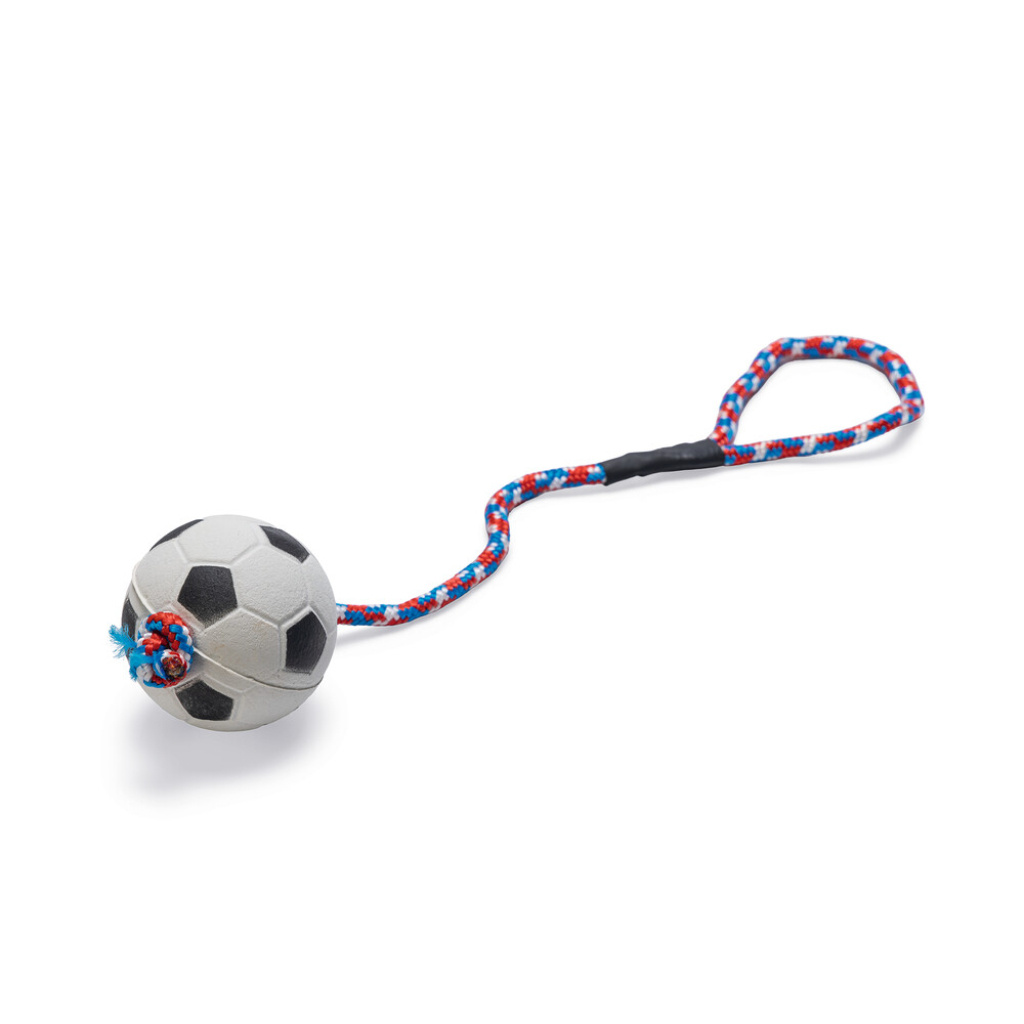 Beeztees Kauçuk İpli Top Köpek Oyuncağı 30cm