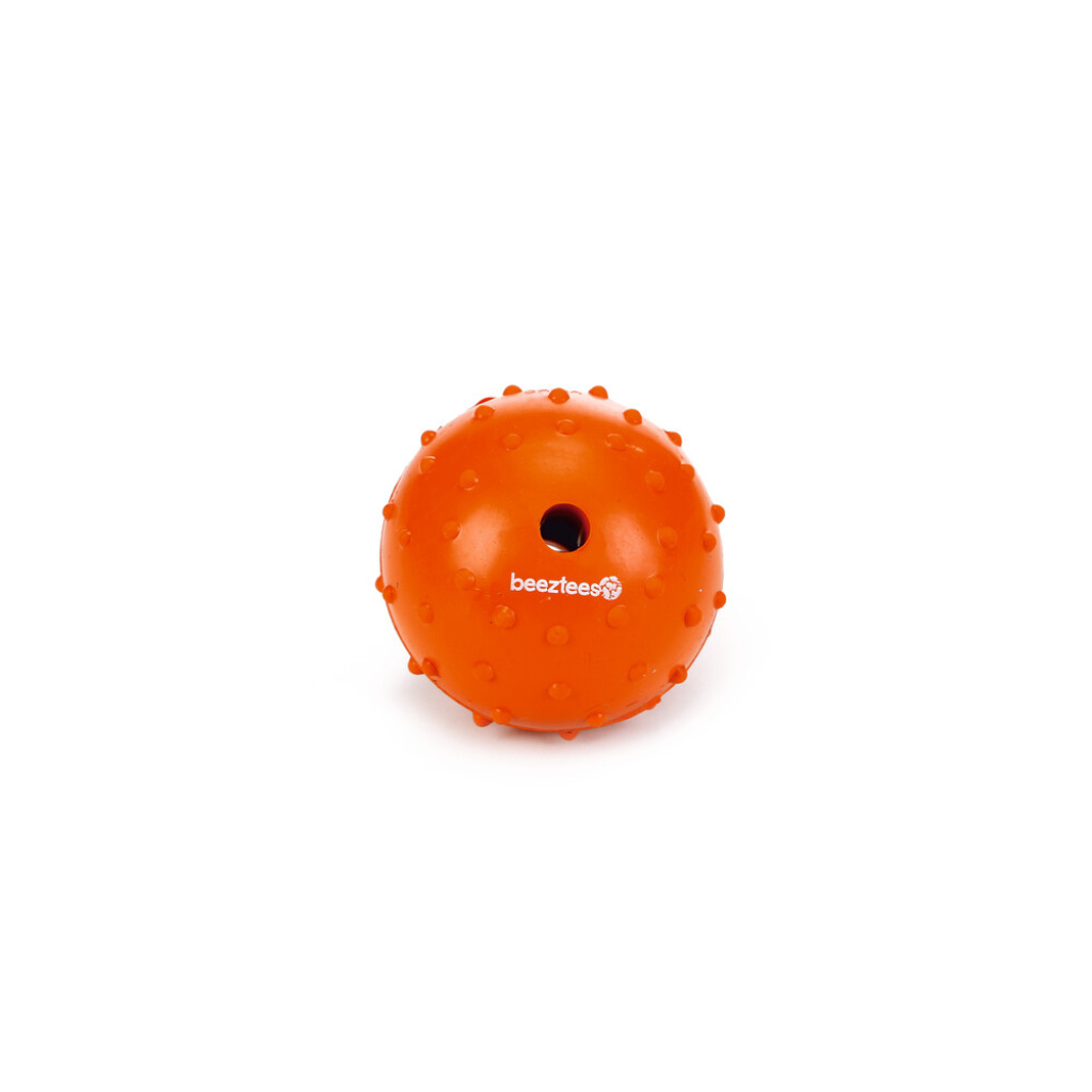 Beeztees Rubber Ball Kauçuk Ödül ve Oyun Topu Köpek Oyuncağı 7cm (Turuncu)