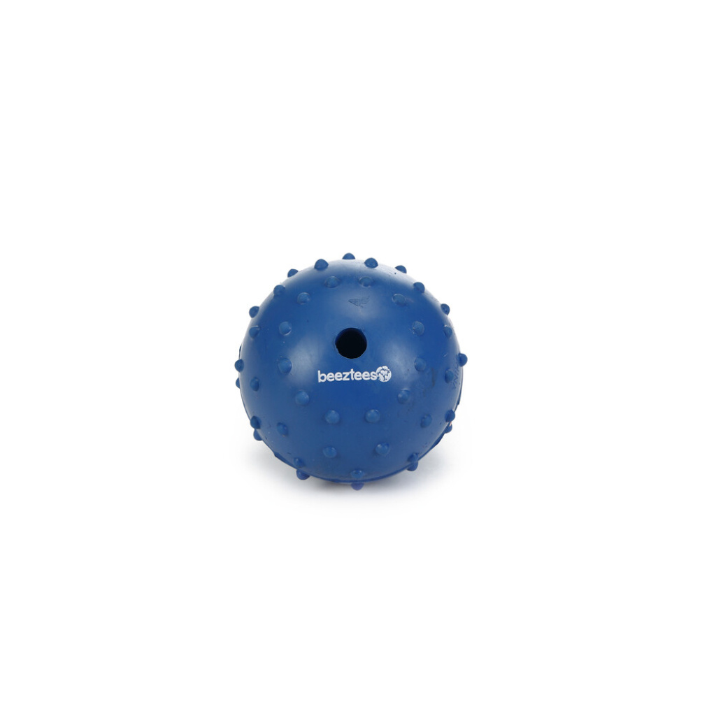 Beeztees Rubber Ball Kauçuk Ödül ve Oyun Topu Köpek Oyuncağı 7cm (Mavi)