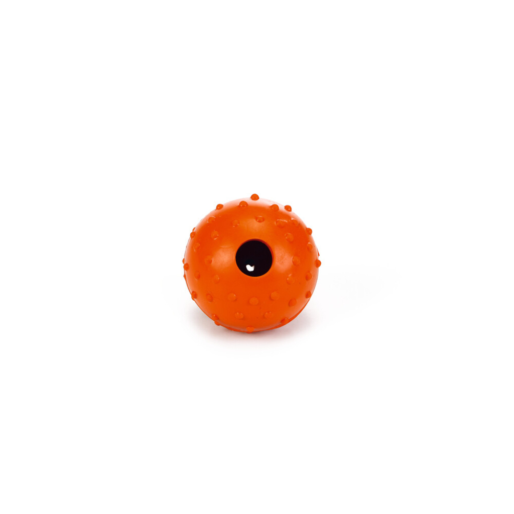 Beeztees Rubber Ball Kauçuk Ödül ve Oyun Topu Köpek Oyuncağı 5cm (Turuncu)