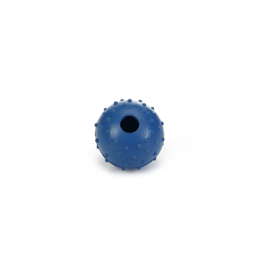 Beeztees Rubber Ball Kauçuk Ödül ve Oyun Topu Köpek Oyuncağı 5cm (Mavi)